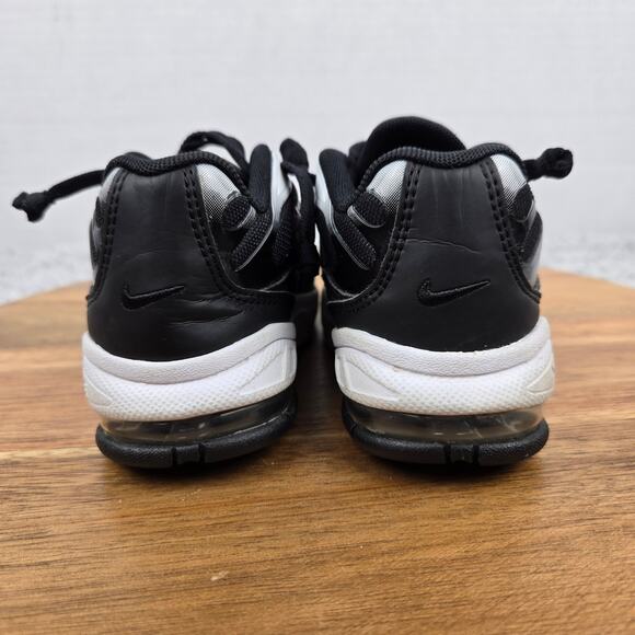 Nike Air Max Plus TD Black White Daily Casual Sneaker Toddler 6c 314730-077 - Picture 2 of 13